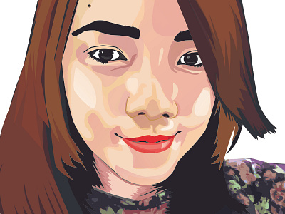 My Friend is Vinda brushstroke coreldrawx7 design digitalpainting drawing girl illustration vector
