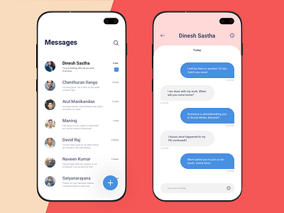 Message App - Concept UI