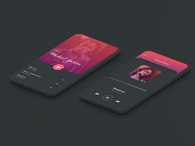 Music Player App - Dark Theme