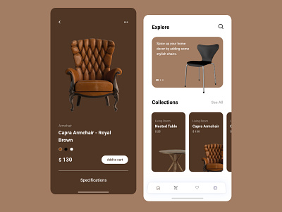 Furniture Booking App app app design app designer application design furniture furniture app interface mobile ui uidesign ux