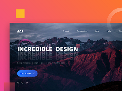 Studio website incredible sketch web design website