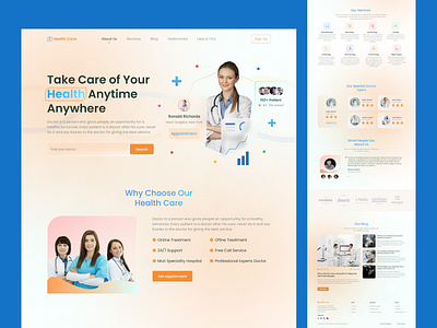 Health Care Website Design