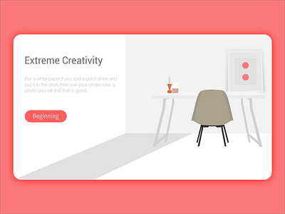 the web page with a clean illustration in a white background clean design illustration ui web