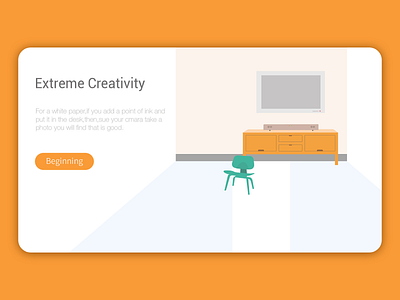 The web page with a clean illustration in a white background - 4