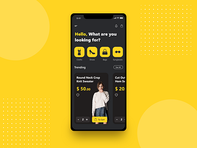 Fashion Ecommerce App Concept