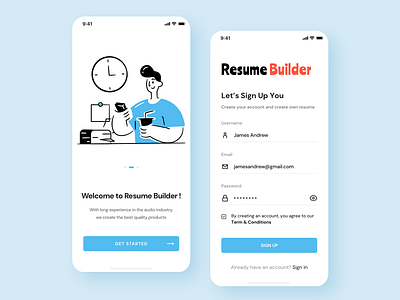 Signup & Onboarding UI