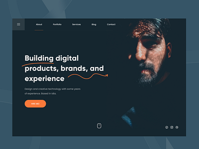 Designer Portfolio - Landing Page