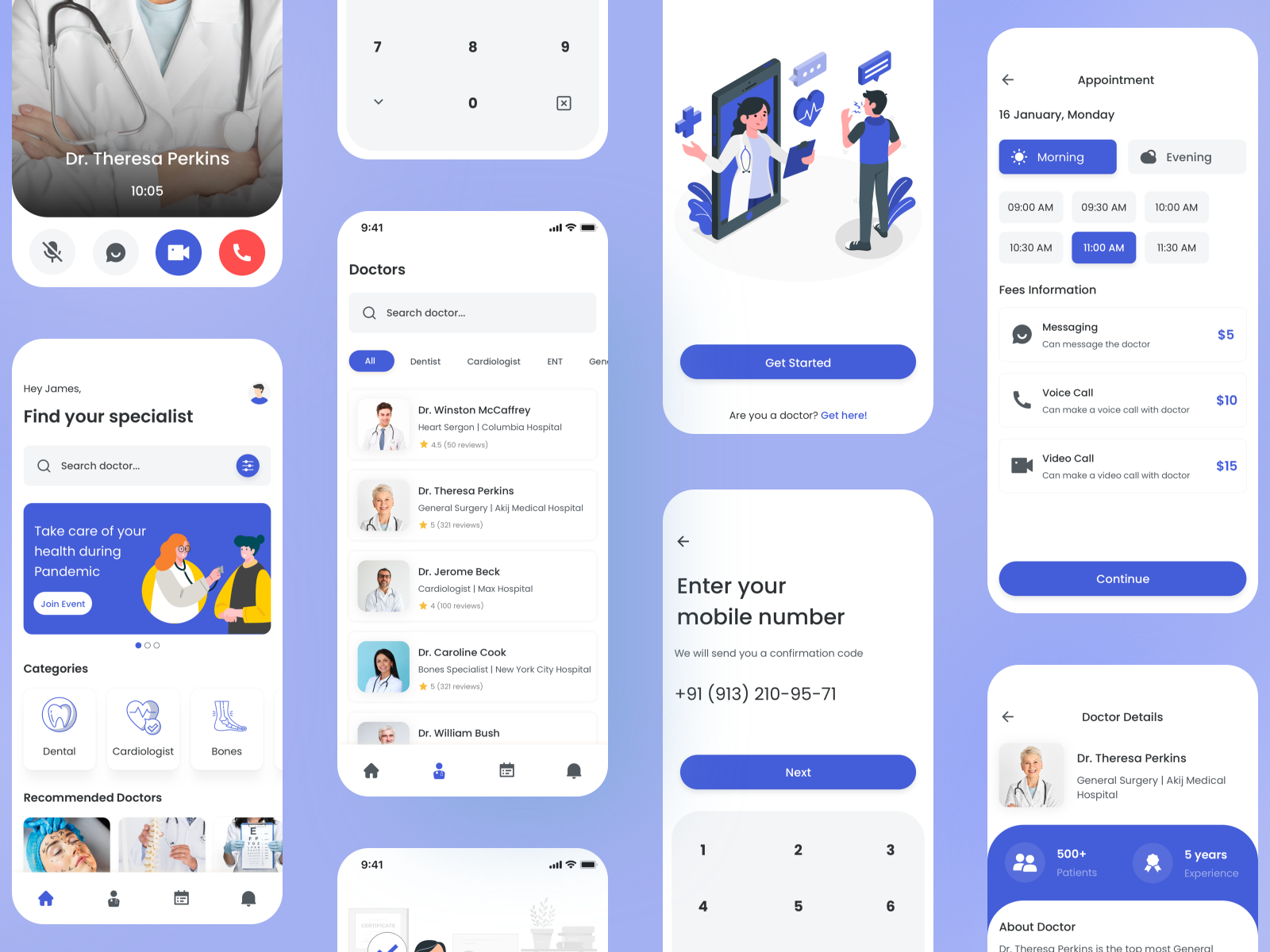 Doctor Consultation App by Ankur Saini on Dribbble