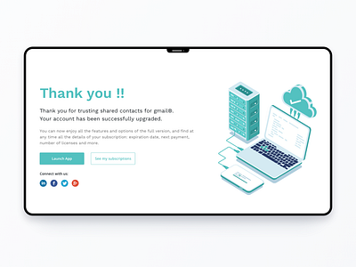 Thank You ! dailyui design landingpage sketch thankyou ui userinterface website website builder