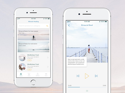 Meditation App calm meditation mobile mobile app mobile app design uidesign uiux