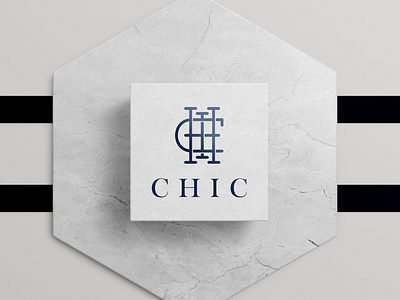 Chic Logo Design brand and identity branding design illustration logo logo design typography vector web