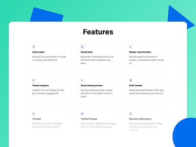 Features grid