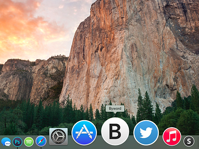 Byword Yosemite Icon app byword clean freebie icon mac minimal osx simple yosemite