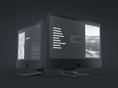 HI KES black figma hikes mac main page menu pages photoshop web webdesign