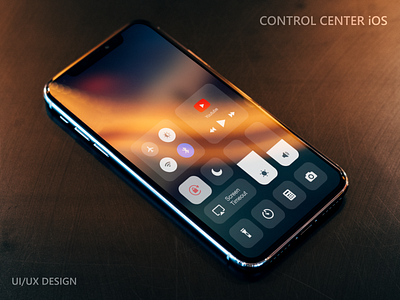 Control Center ios app branding design icon logo typography ui ux