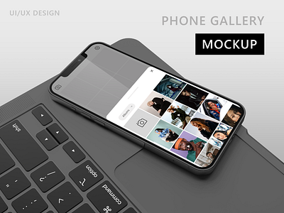 Phone Gallery app branding design icon logo typography ui ux