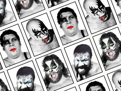 Kiss WWF spoof