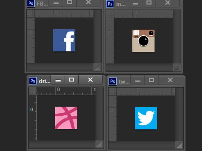 social media icons