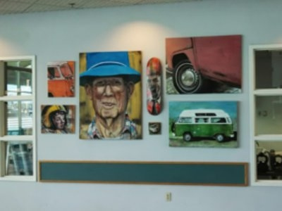 VW Bus paintings