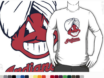 "Indians" baseball cleveland indians india middle eastern racist sports logos turban