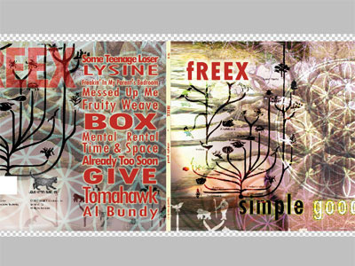 Simplegood album cover band cd cover colors freex music photoshop punk rock tree