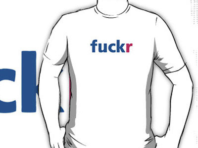 Fuckr Tshirt flickr fuck parody t shirt