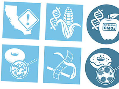 Vector Icons environmental gmo icon infographic vector