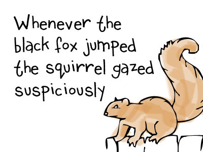 suspicious squirrel