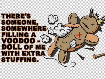 Fat by VooDoo curse fat illustration voodoo voodoo doll