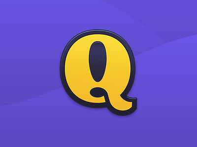 Q is for Quests badge brand branding identity logo mac app vector
