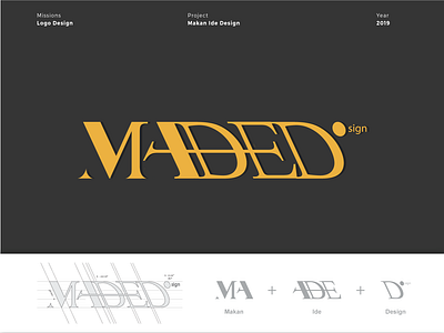 Makan Ide Design Logo illustration logo logodesign logotype type vector