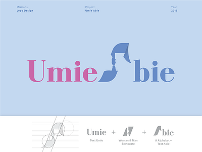 Logo Umieabie design illustration logo logodesign logotype type vector