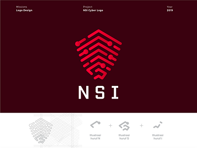 Logo NSI branding design icon illustration logo logodesign logotype type vector