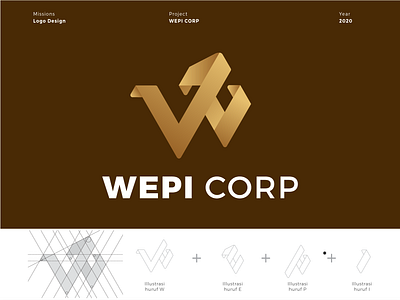 WEPI Logo design illustration logo logodesign logotype type typography vector