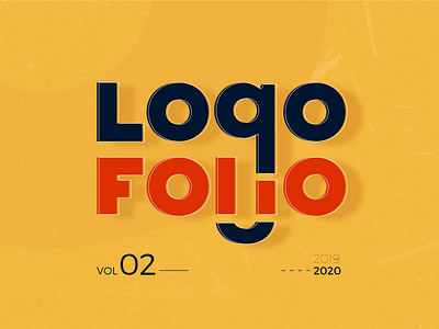 Logo Folio typhography design illustration logo folio type typography vector