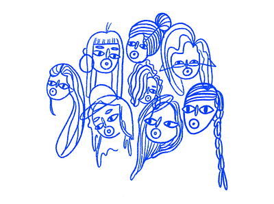 Faces character design faces illustration personalities sketching style