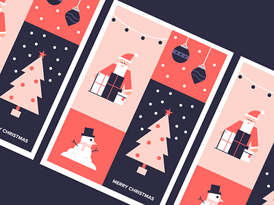 Christmas holiday cards christmas design holiday cards logodesign ps5 red santa santaclaus winter