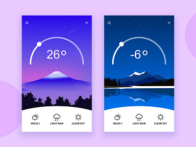 Snow mountain ui 图标 插图 设计