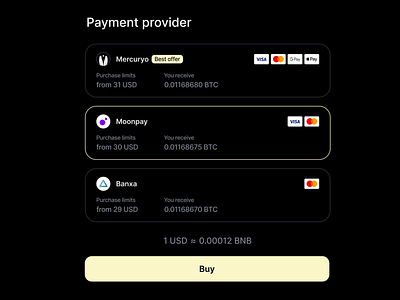 Crypto app crypto payments transfer ui