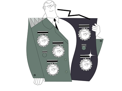 Entrepreneur's mistake #3 business illustration editorial illustration enterpreneur mistake vector