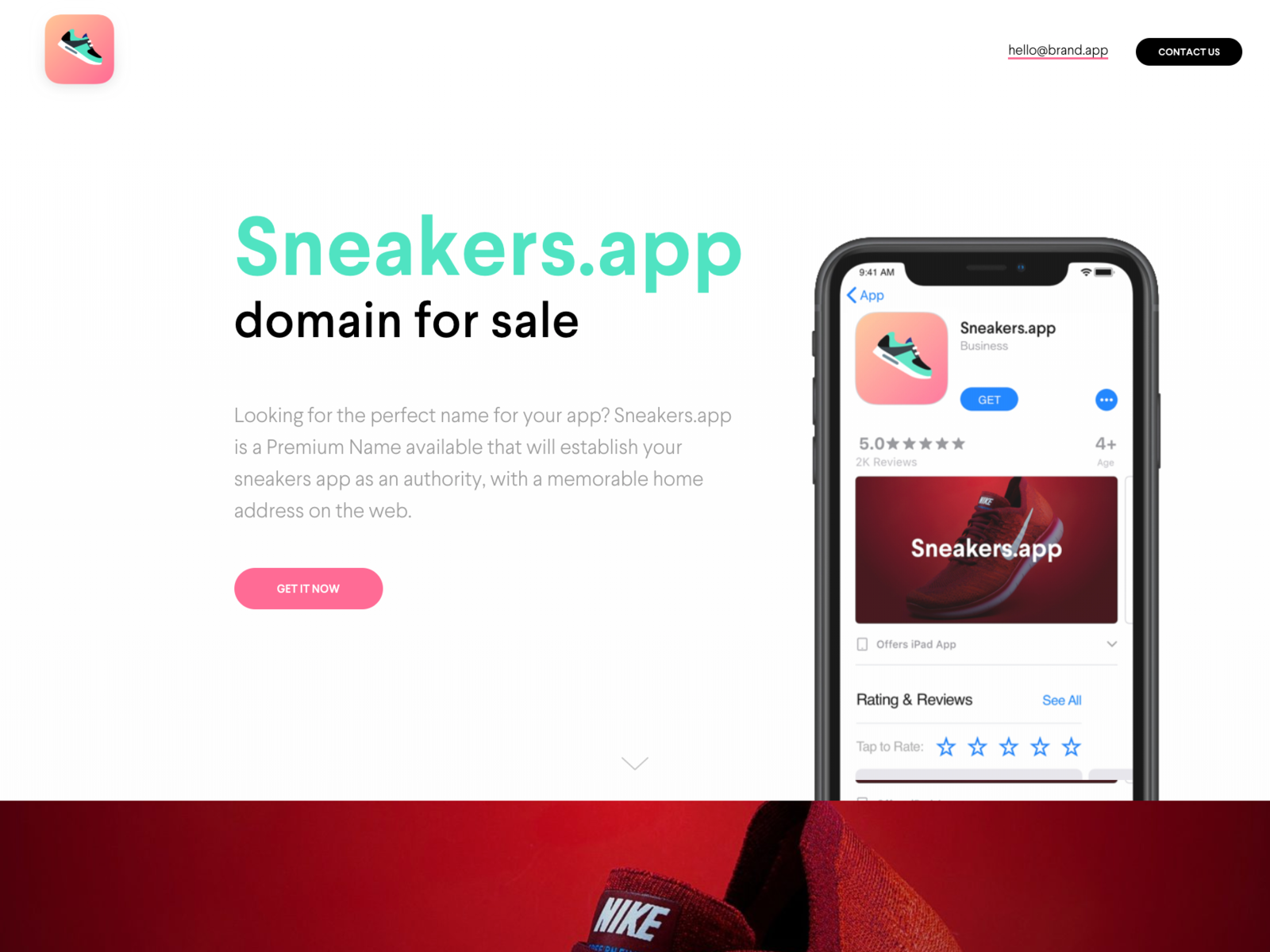 sneakers app website