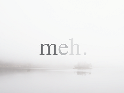 "Meh" drugs Branding artdirection blank branding clean identity logo logodesign typography white