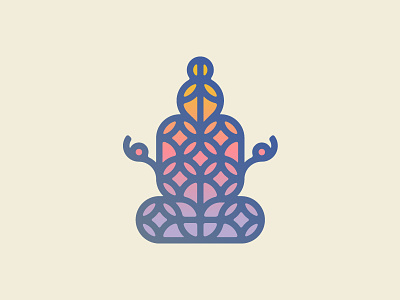 Sacred Geometry buddha design geometry illustration meditation shapes vector zen