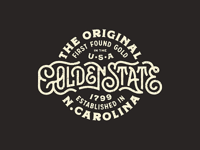 The Original Golden State 1799 apparel carolina first gold golden golden state nc north carolina original shirt usa