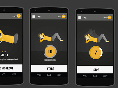 Motion graphics for SmartGym app appdesign daily illustration motion art motiongraphics prototyping storyboard ui