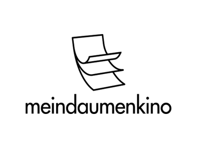 Meindaumenkino concept logo