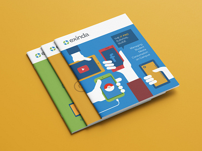 Exinda - Managing Student Media booklet corporate design exinda guide illustration media network packet print student technology