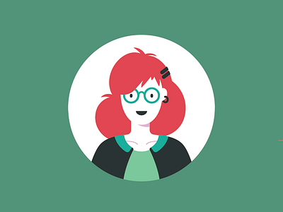 Scientist Liaison - v4 character concept flat illustration liaison portrait science scientist simple vector