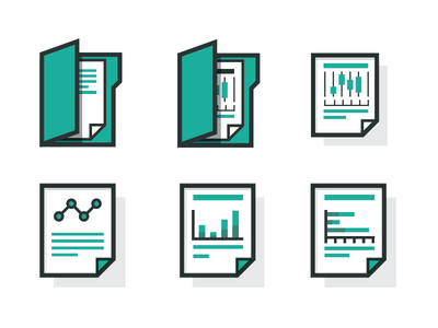 BenchSci icons - Set 4 branding experiment icon illustration publications science vector