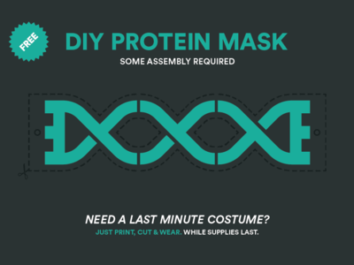 DIY Mask cutout illustration logo mark maker mask social
